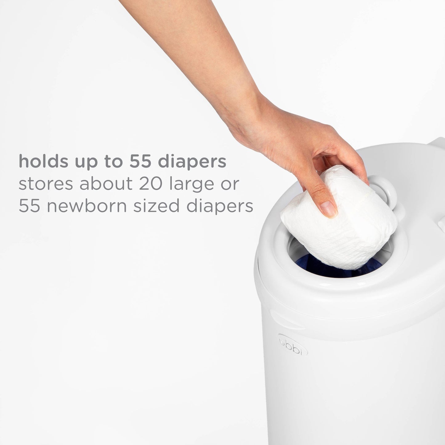 White Diaper Pail