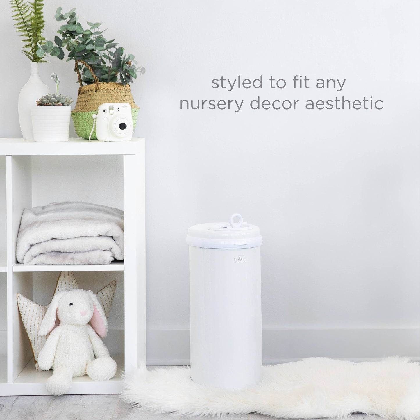 White Diaper Pail