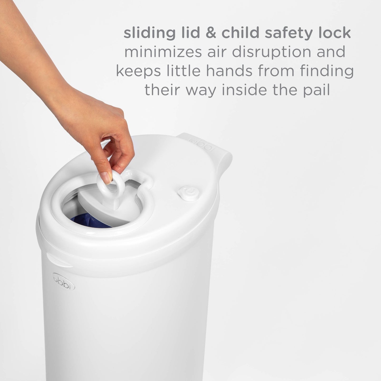 White Diaper Pail