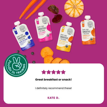 Beet & Carrot Smoothie with Grass Fed Collagen - (12 pouches)