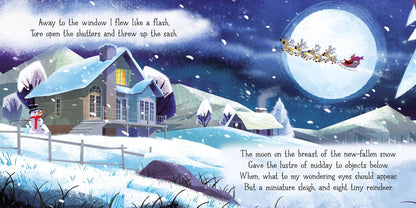 Twas the Night Before Christmas board book : Usborne