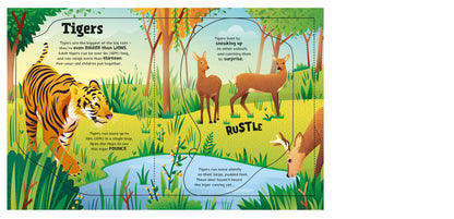 Great Big Animals board book with Big Flaps : Usborne