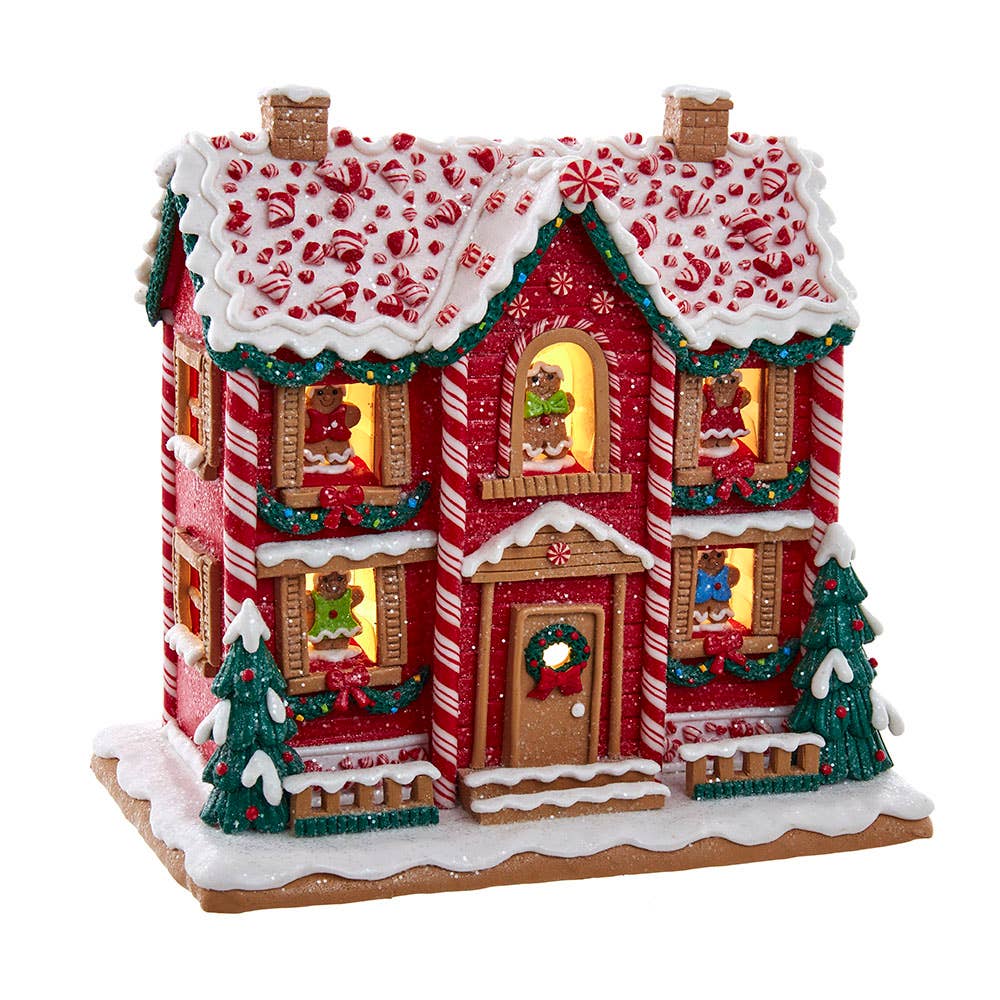 Battery-Operated Light-up Musical Gingerbread House