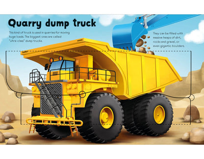 Great Big Trucks board book w/big flaps: Usborne