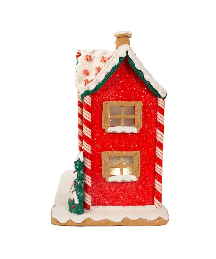 Battery-Operated Light-up Musical Gingerbread House