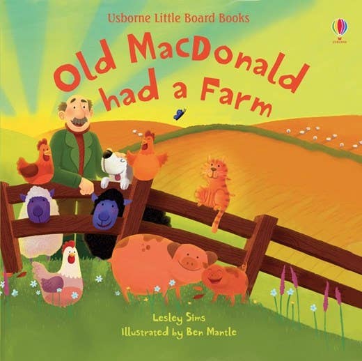 Old MacDonald Had a Farm board book : Usborne