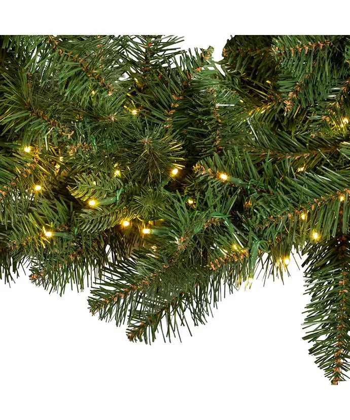 9 Foot Pre-Lit LED Noble Fir Garland