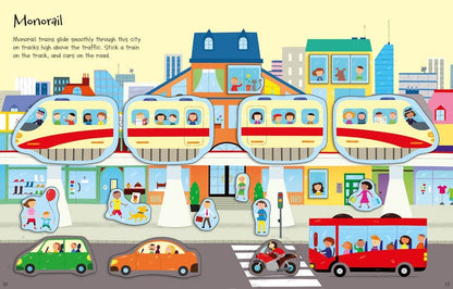 First Sticker Book Trains : Usborne