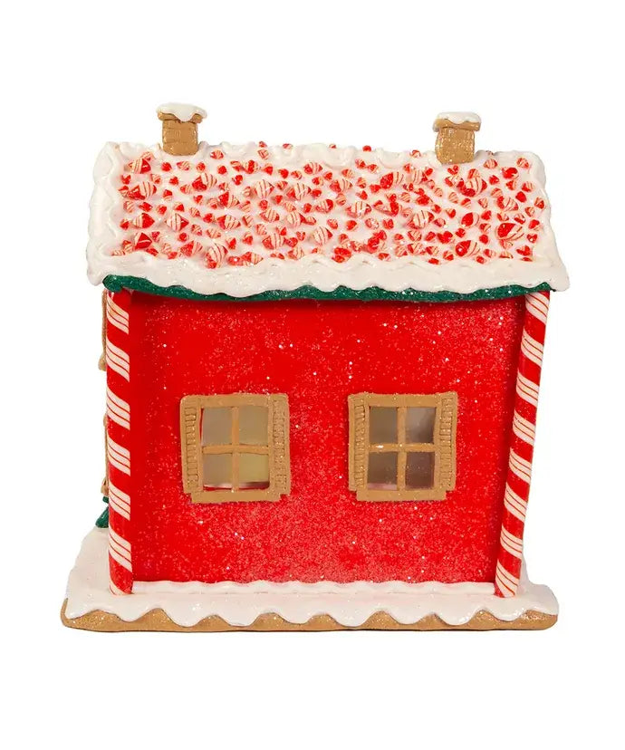 Battery-Operated Light-up Musical Gingerbread House