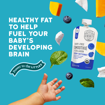 Berry Butternut Smoothie with Grass Fed Collagen (12 Pouches)
