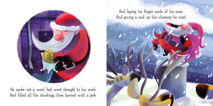 Twas the Night Before Christmas board book : Usborne