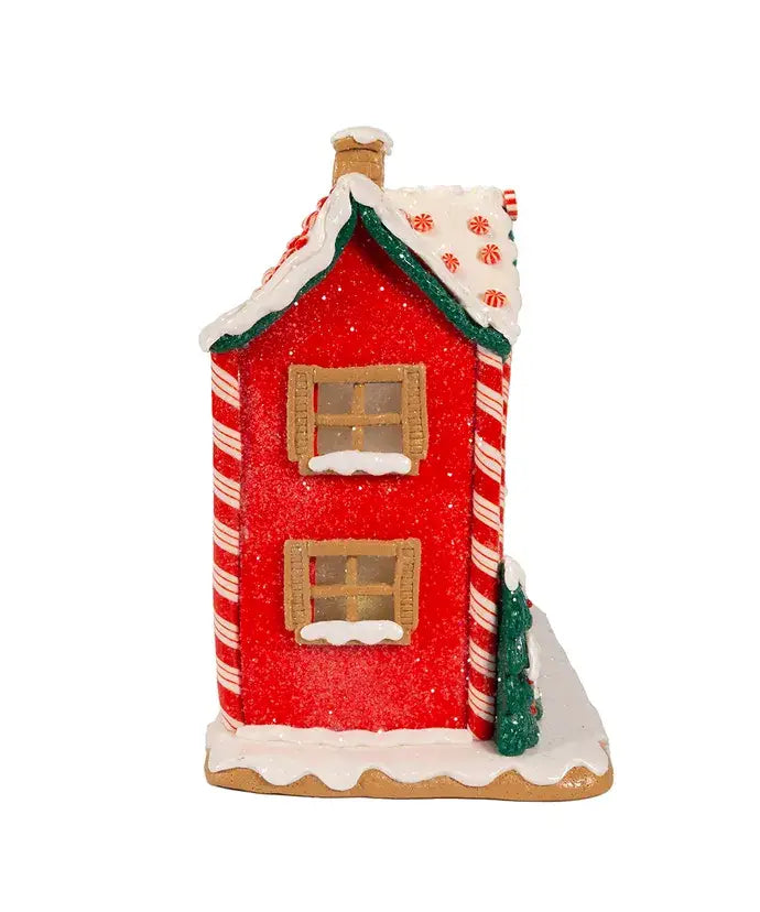 Battery-Operated Light-up Musical Gingerbread House