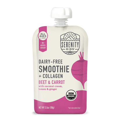 Beet & Carrot Smoothie with Grass Fed Collagen - (12 pouches)