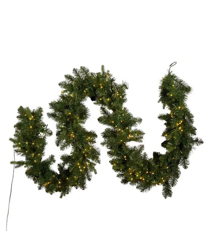 9 Foot Pre-Lit LED Noble Fir Garland