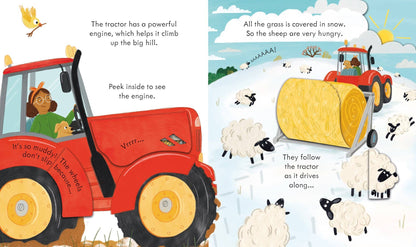 Peek Inside How a Tractor Works : Usborne