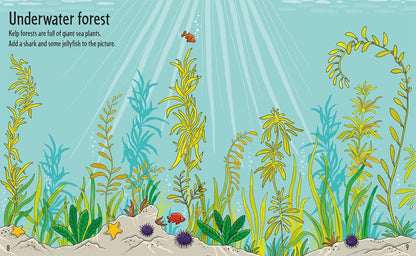 First Sticker Book Under The Sea : Usborne